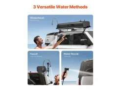 Tanque de Agua SucceBuy para Barras de Techo, Capacidad de 15L, Tanque Exterior Multi-Distribución con 2 Paneles Antisalpicaduras < Best